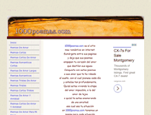 Tablet Screenshot of 1000poemas.com